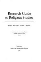 Research guide to religious studies /