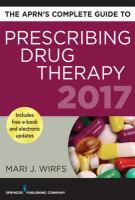 The APRN's complete guide to prescribing drug therapy 2017 /