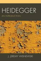 Heidegger : an introduction /