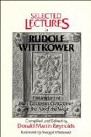Selected lectures of Rudolf Wittkower : the impact of non-European civilizations on the art of the West /