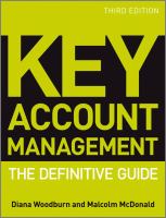 Key account management : the definitive guide /