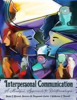 Interpersonal communication : a mindful approach to relationships /