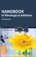 Handbook of rheological additives /