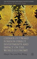 China's outward foreign direct investments and impact on the world economy /
