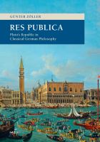 Res Publica : Plato's republic in classical German philosophy /