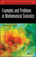 Examples and problems in mathematical statistics /