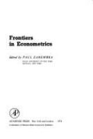 Frontiers in econometrics.