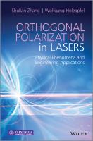 Orthogonal polarization in lasers : physical phenomena and engineering applications /